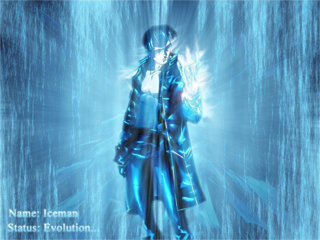 Iceman comic hero wallpapers for Macbook