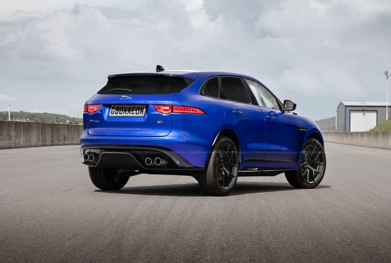 2019 Jaguar F Pace SVR Engine Image