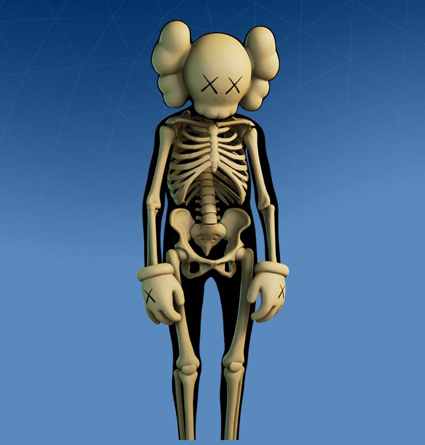 Kaws Skeleton Fortnite wallpapers