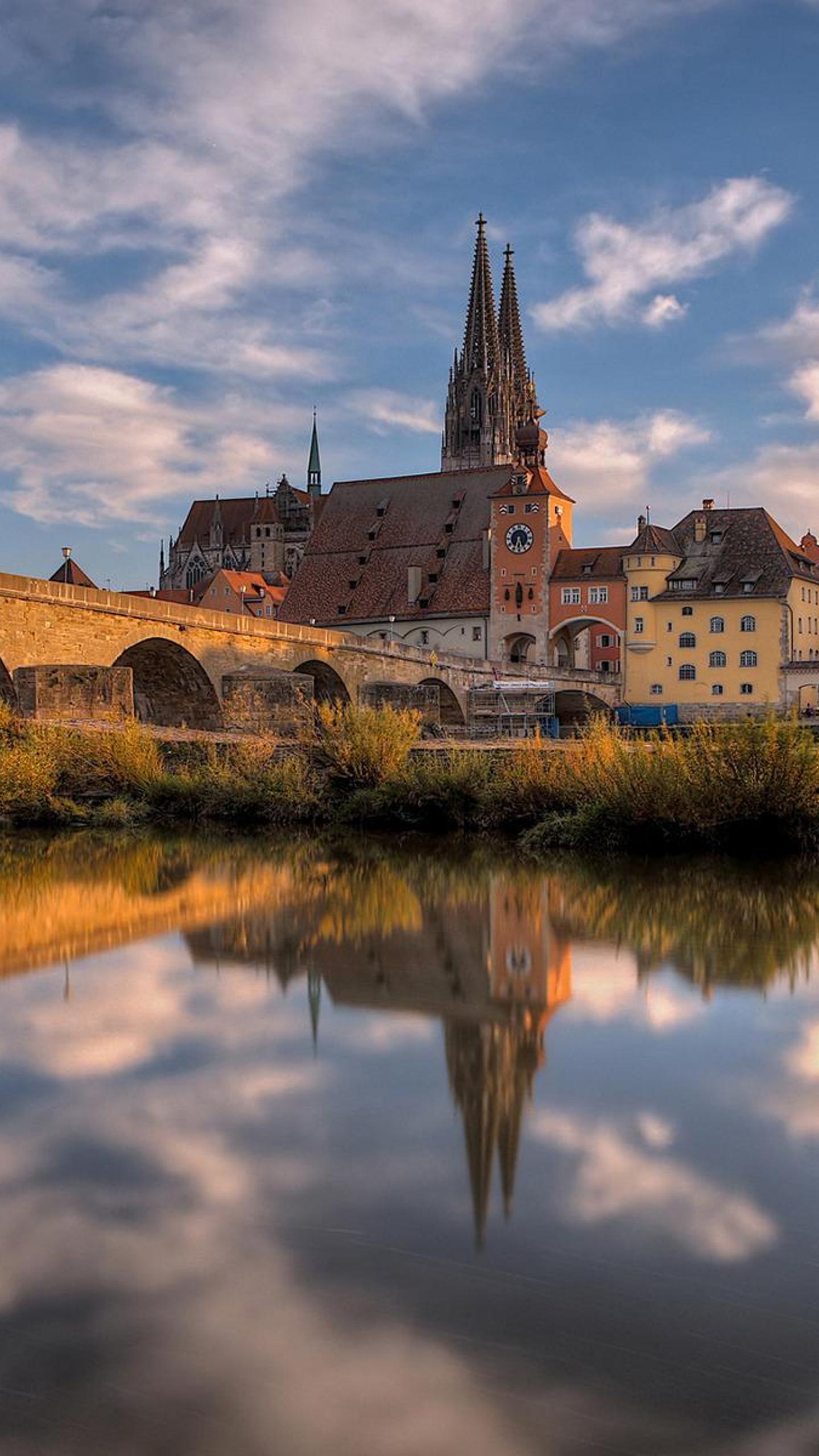 World Church Sky Germany Regensburg Europe House HD Wallpapers