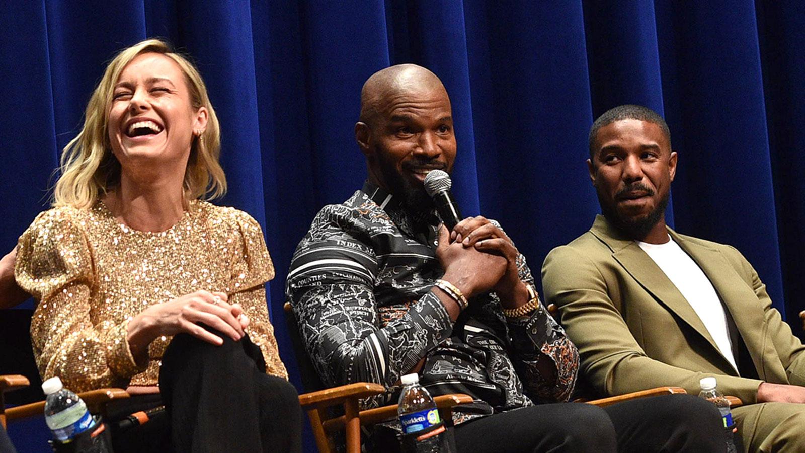 Jamie Foxx All Smiles at ‘Just Mercy’ Premiere After Katie