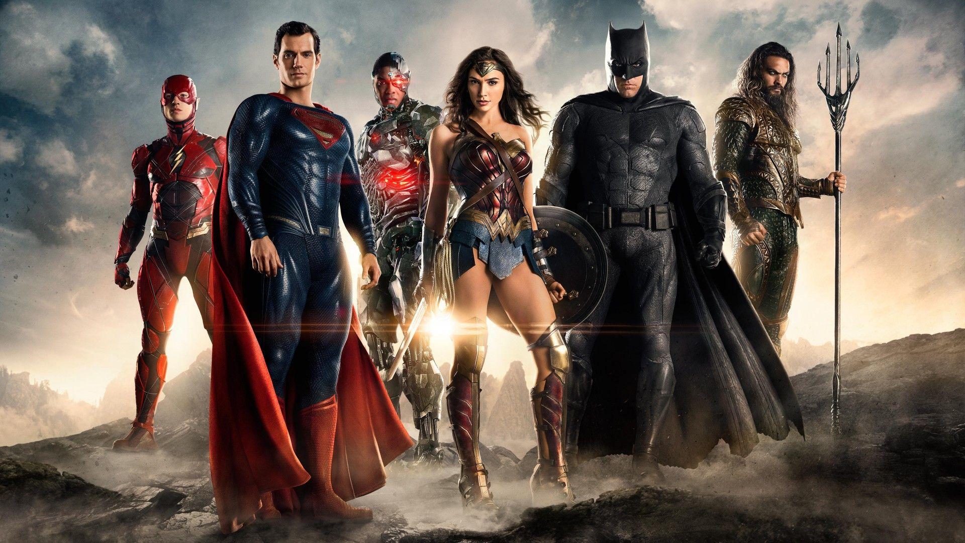 Wallpapers Justice League, 2017 Movies, Flash, Superman, Wonder