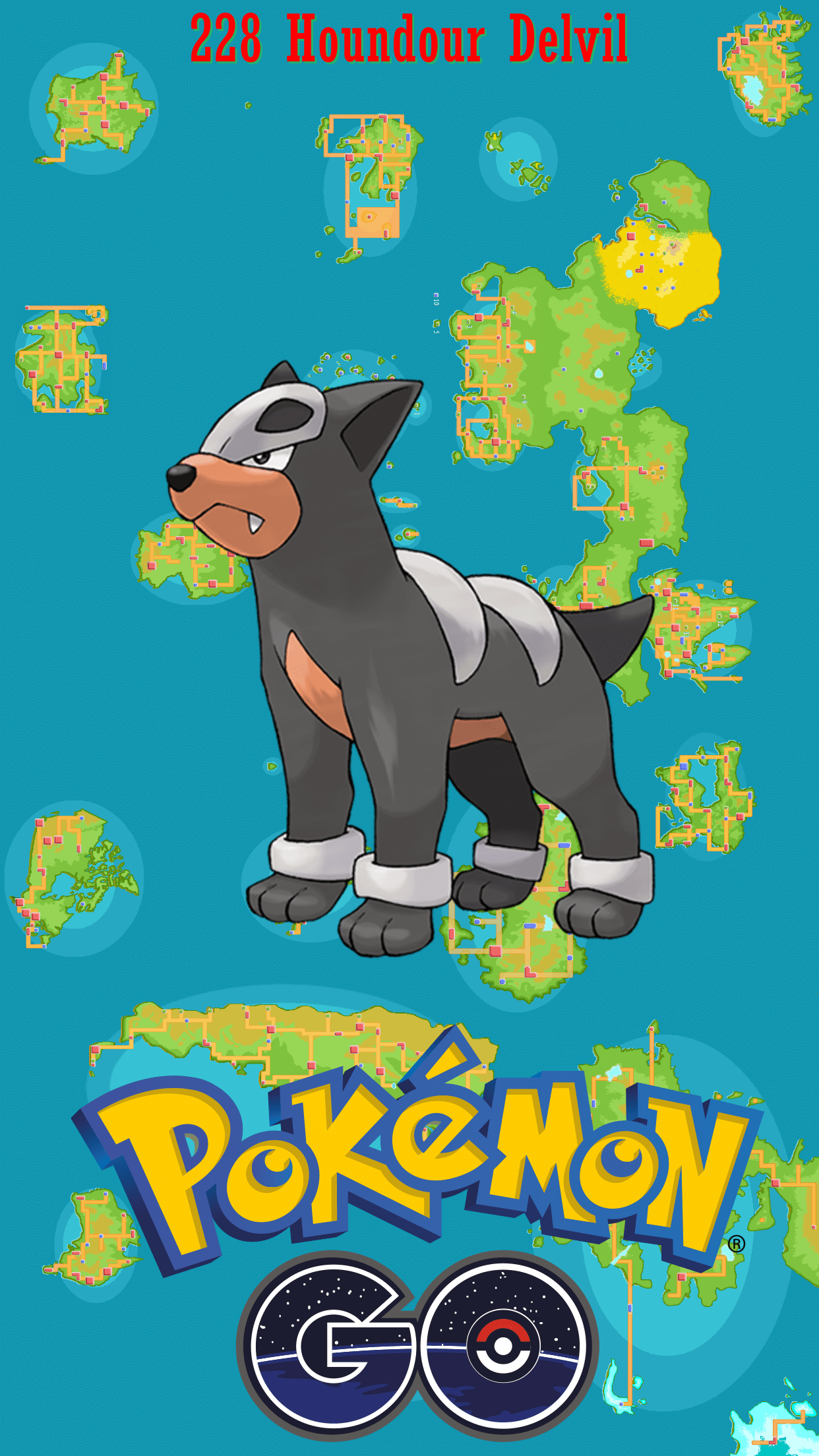 228 Street Map Houndour Delvil