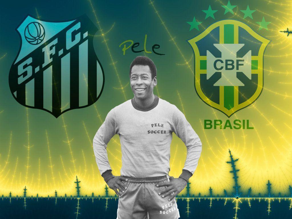 Pele Retired Brazilian Professional Footballer Golden Image