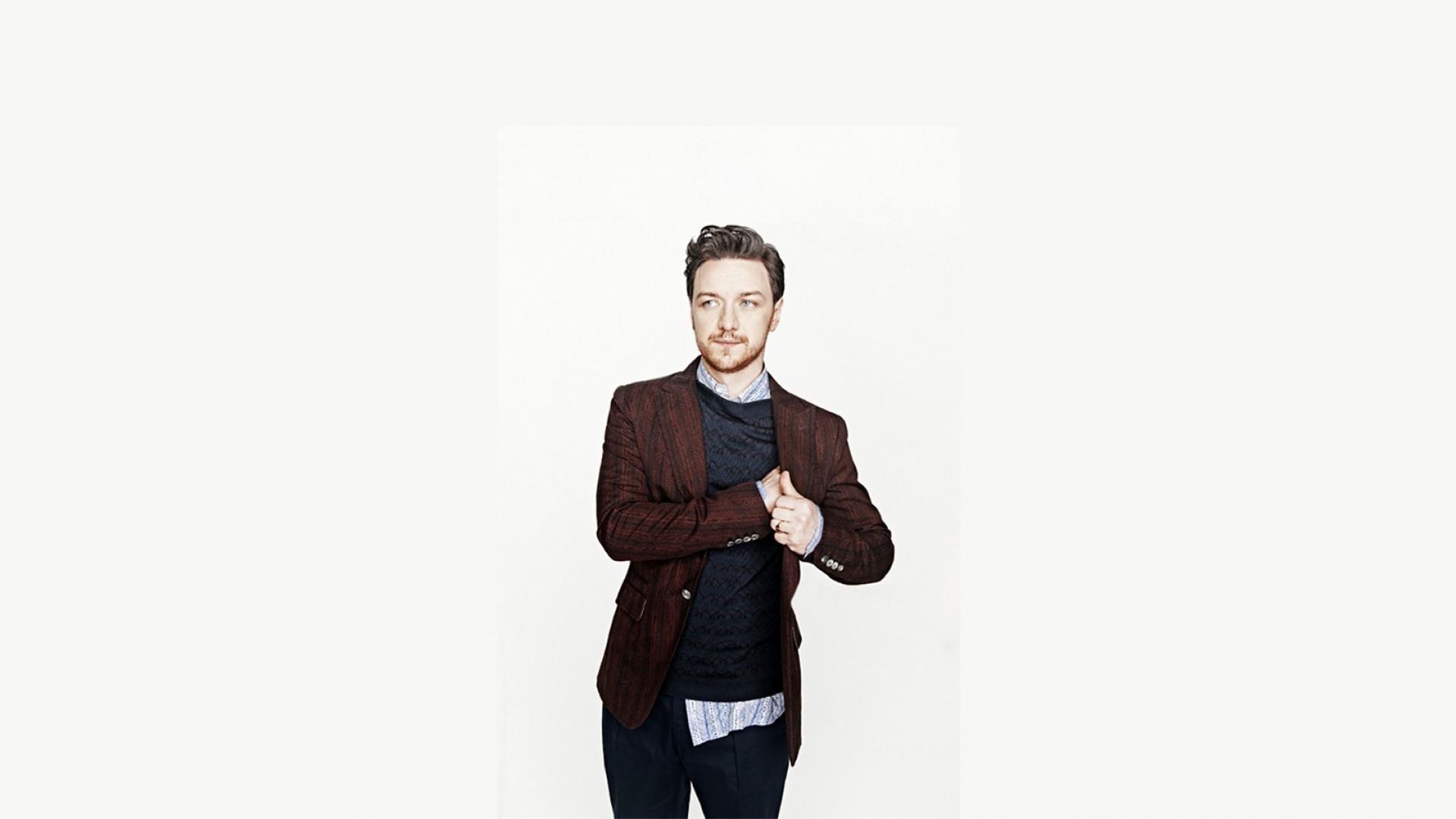 Men actors james mcavoy white backgrounds wallpapers