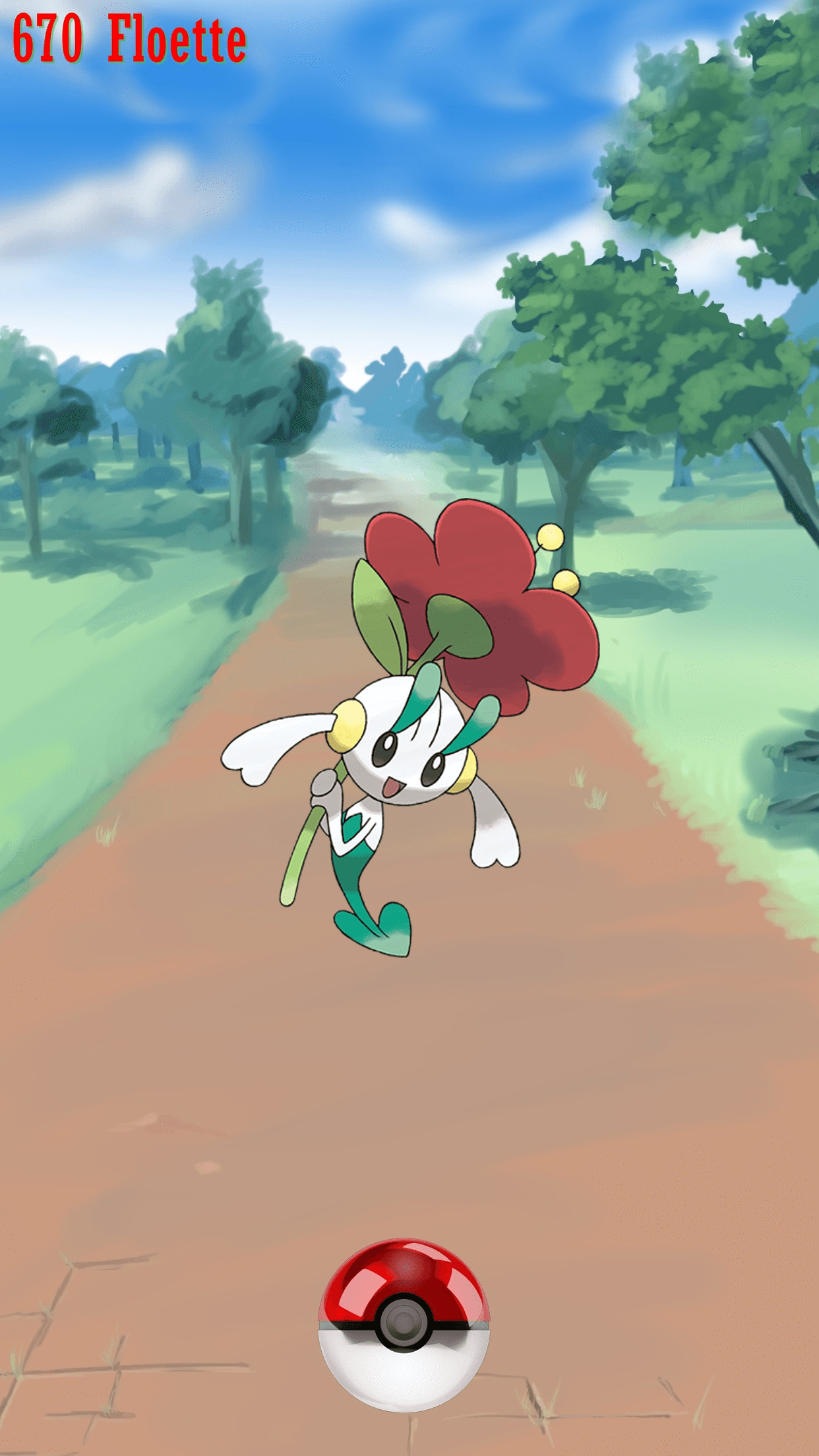 670 Street Pokeball Floette