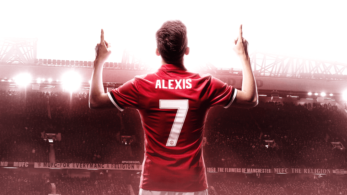 George on Twitter: .@Alexis Sanchez Manchester United Wallpapers