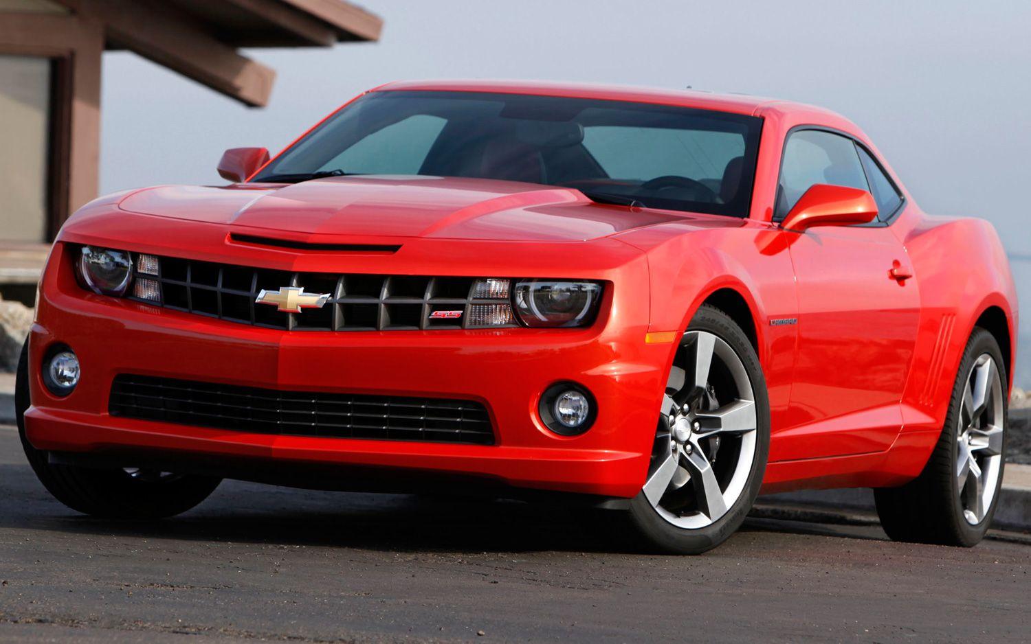 red chevy camaro