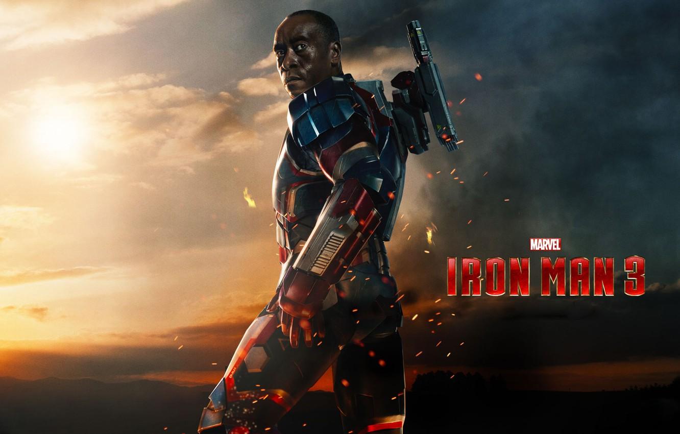 Wallpapers iron man 3, Don Cheadle, War Machine, James Rhodes image