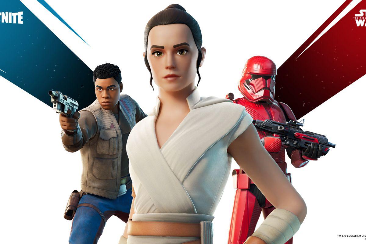 Fortnite adds Rey and Finn skins in time for Star Wars: The