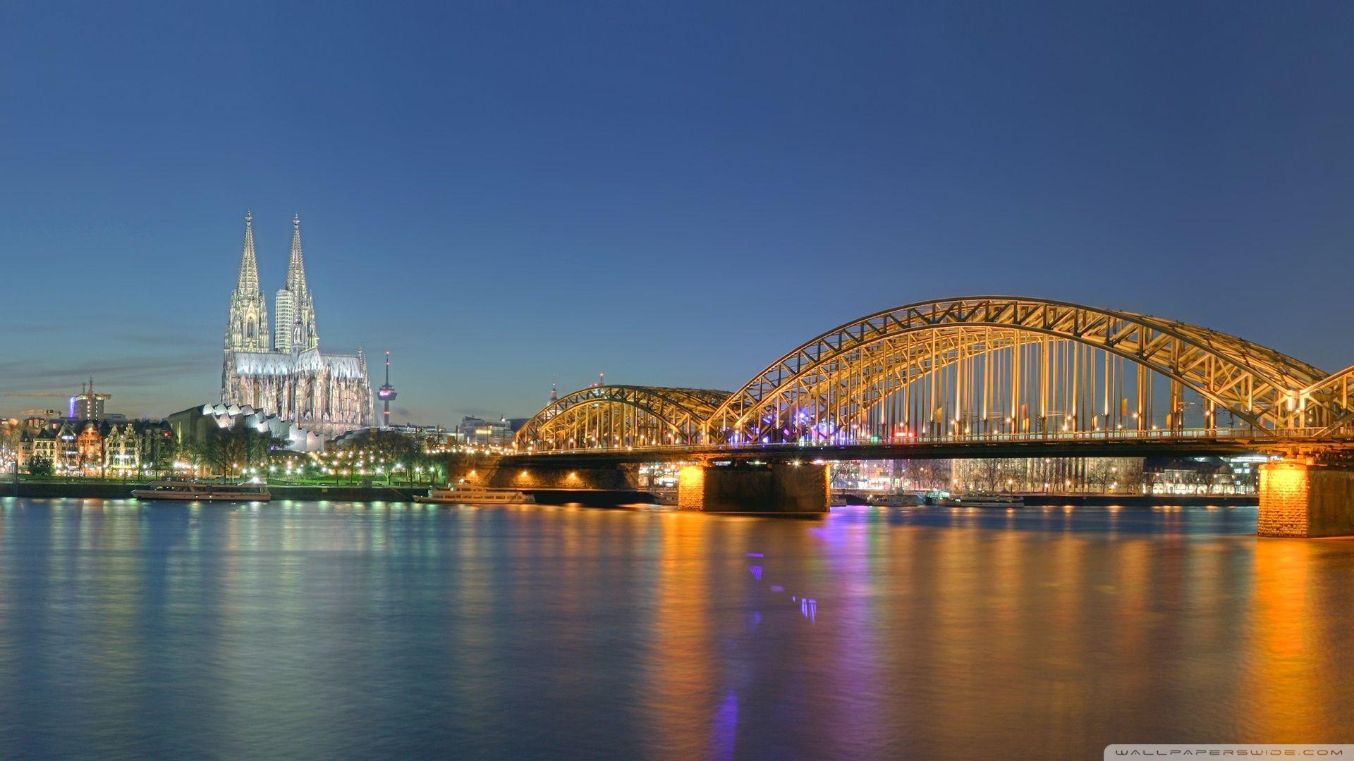 Panoramic Image Of Cologne HD desktop wallpapers : Widescreen