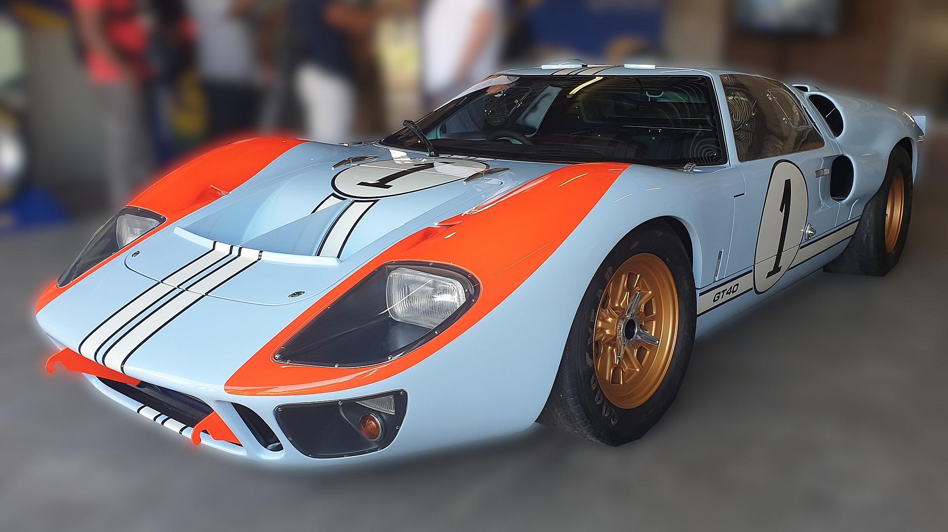 GT40 signed by Ford v Ferrari stars to be auctioned for