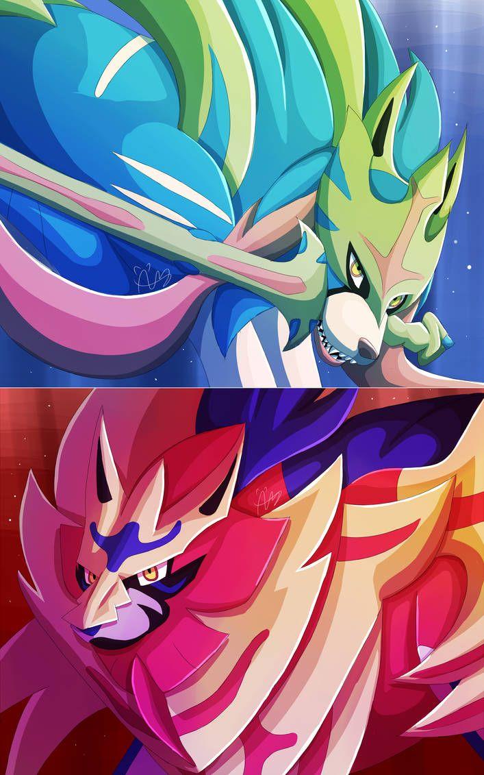 Zacian and zamazenta