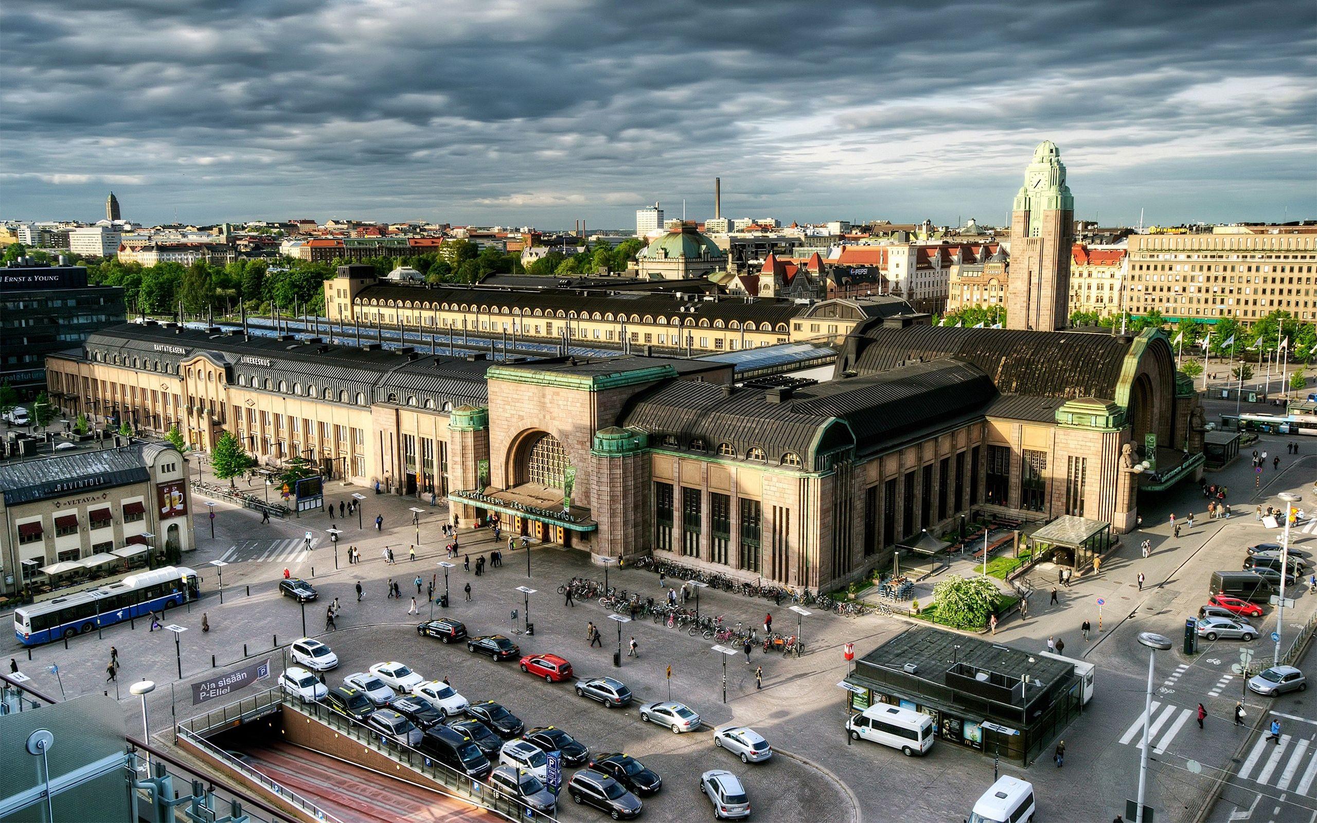 Download wallpapers helsinki, finland, capital, top view