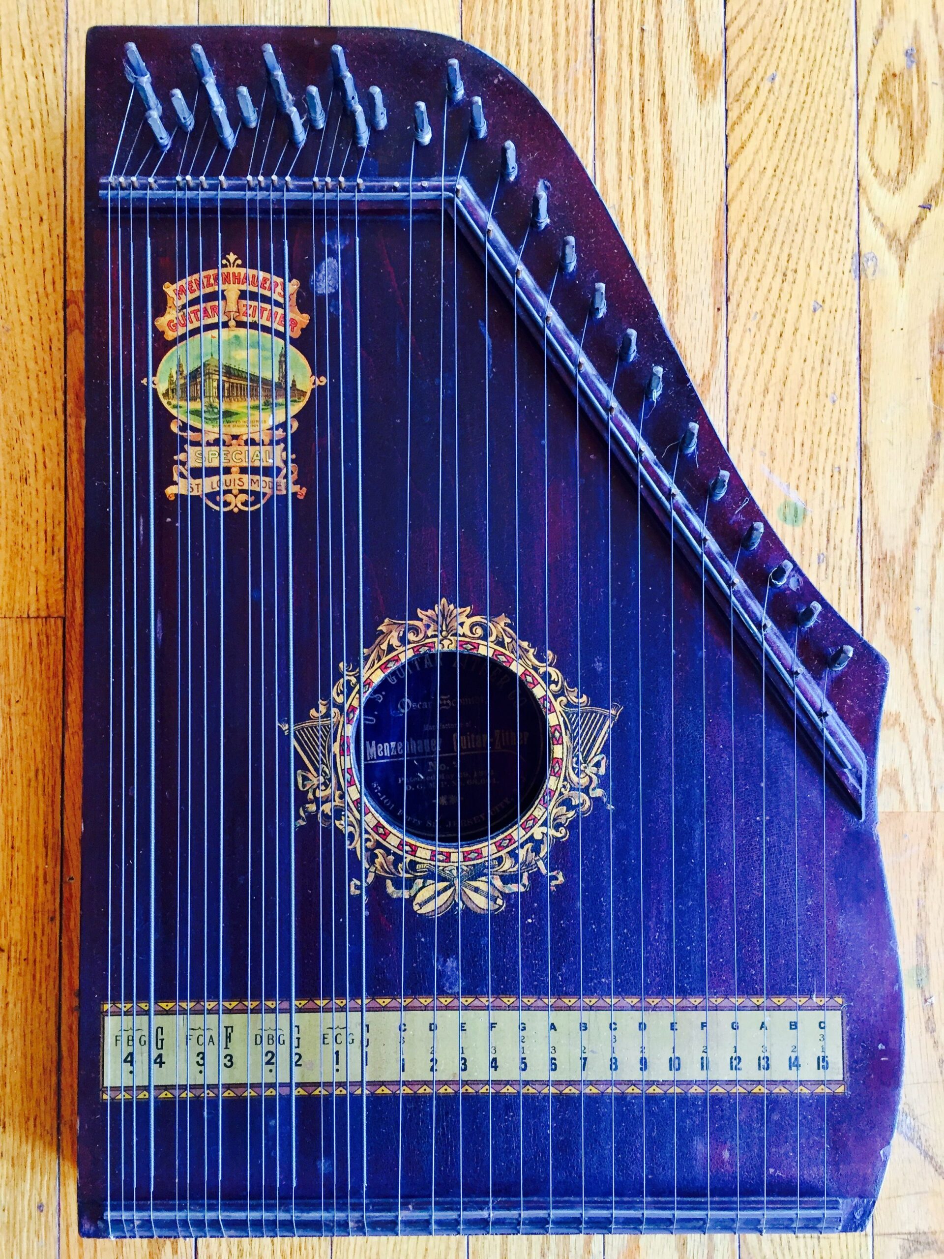 US Guitar Zither Co. Menzenhauer Guitar Zither No.2 1904. …