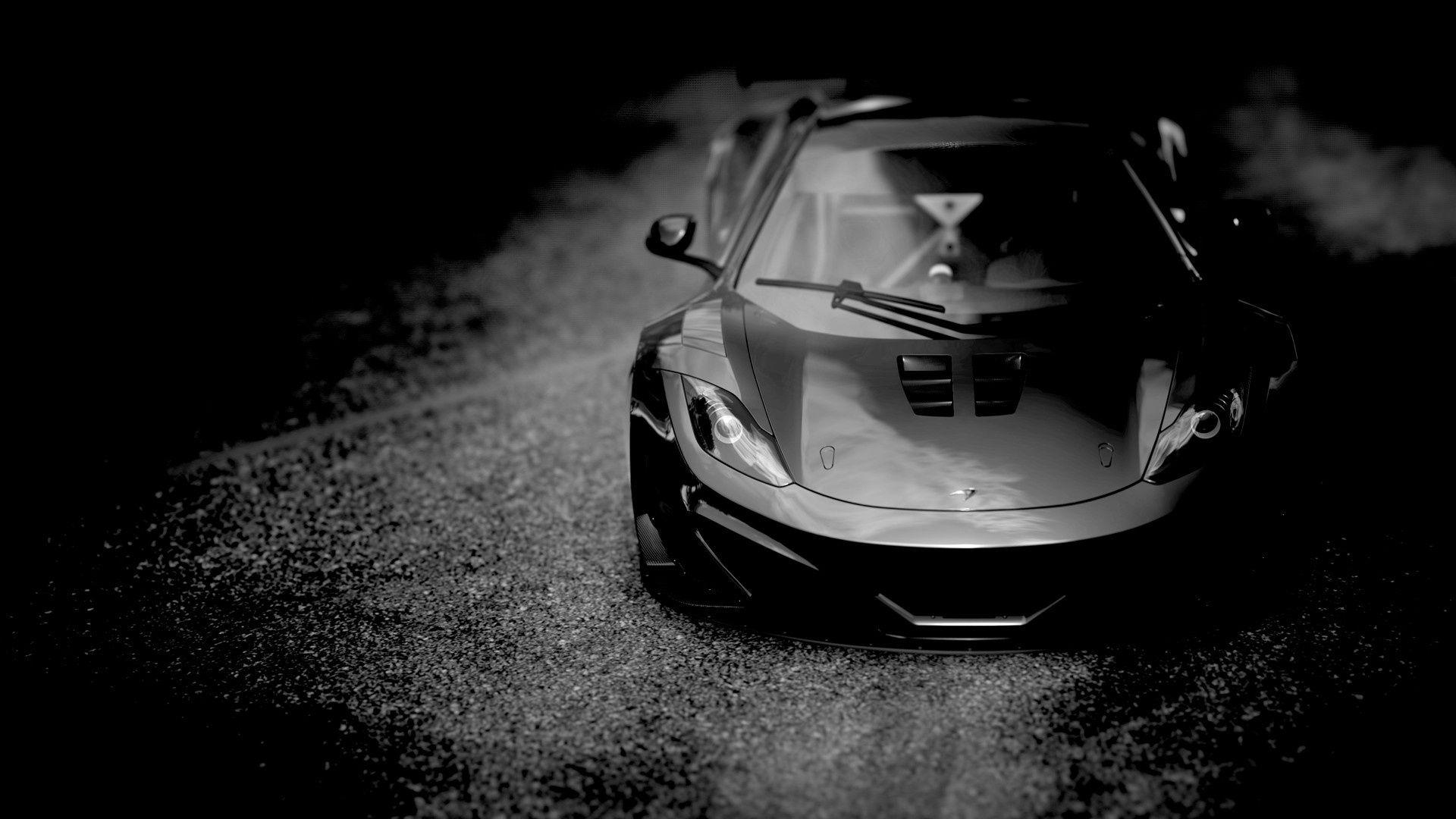 Mclaren mp4 monochrome HD wallpapers