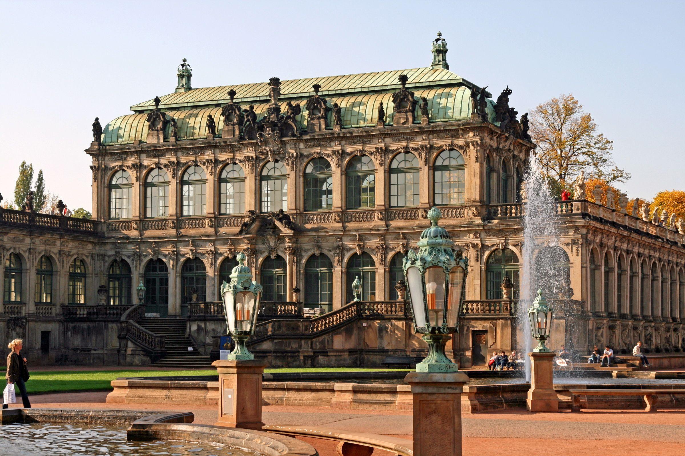 The Zwinger is a palace in Dresden, eastern Germany. Full HD