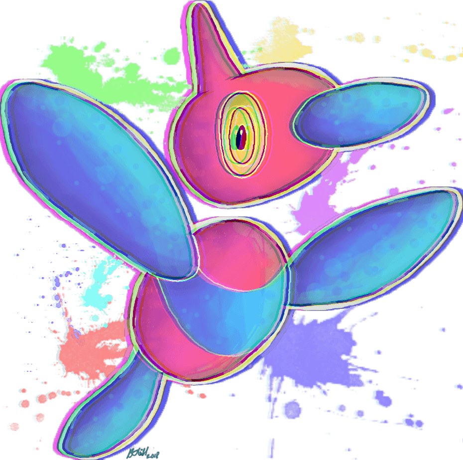 I drew Porygon