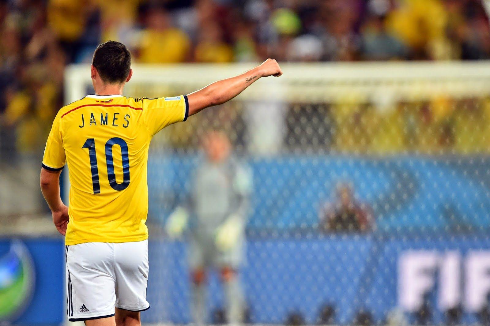 James Rodriguez Of Colombia At 2014 World Cup Wallpapers ~ HD