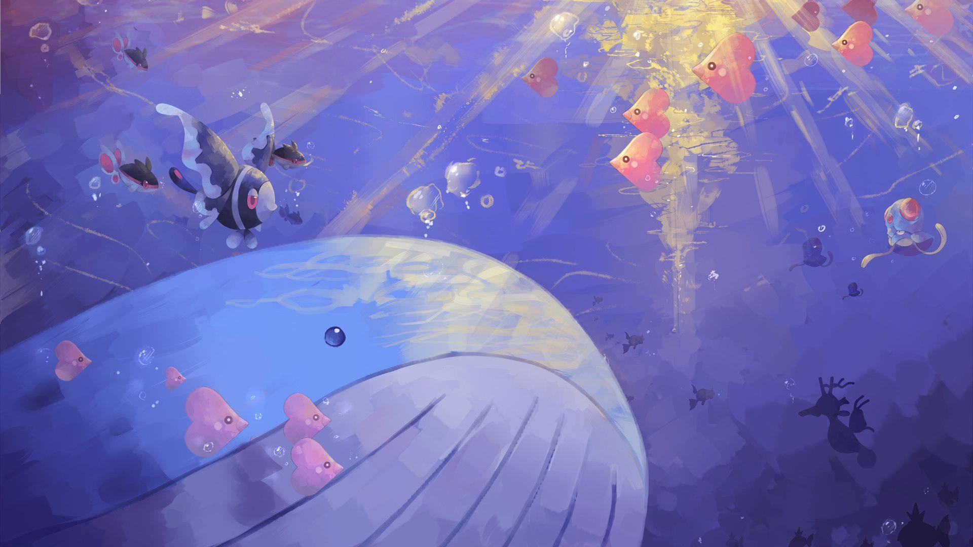 pokemon, wailord desktop wallpapers 40722