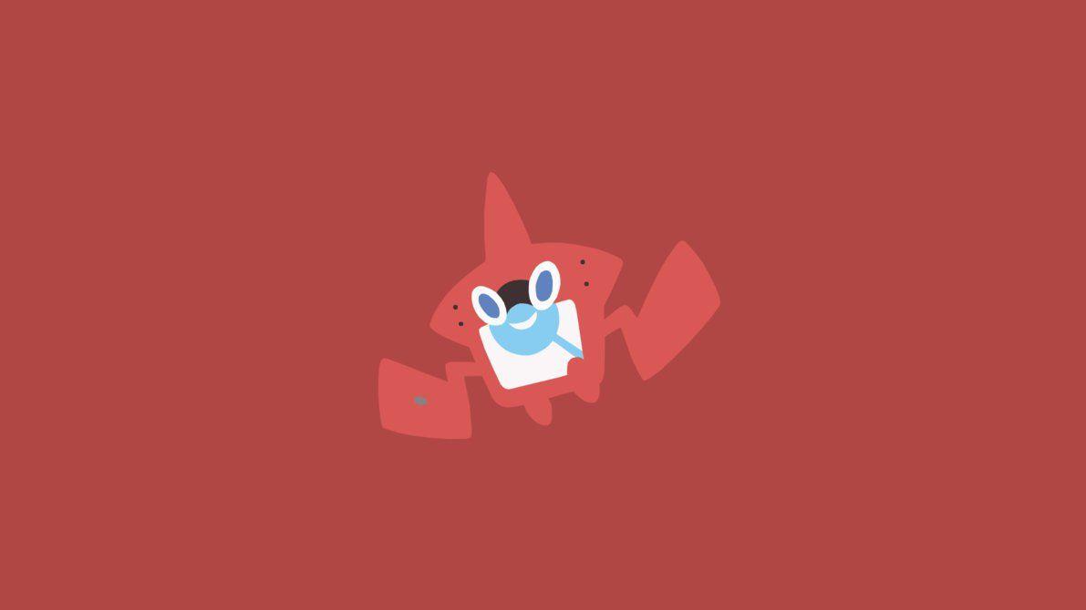 Minimalistic Wallpaper: Rotom [Pokedex]