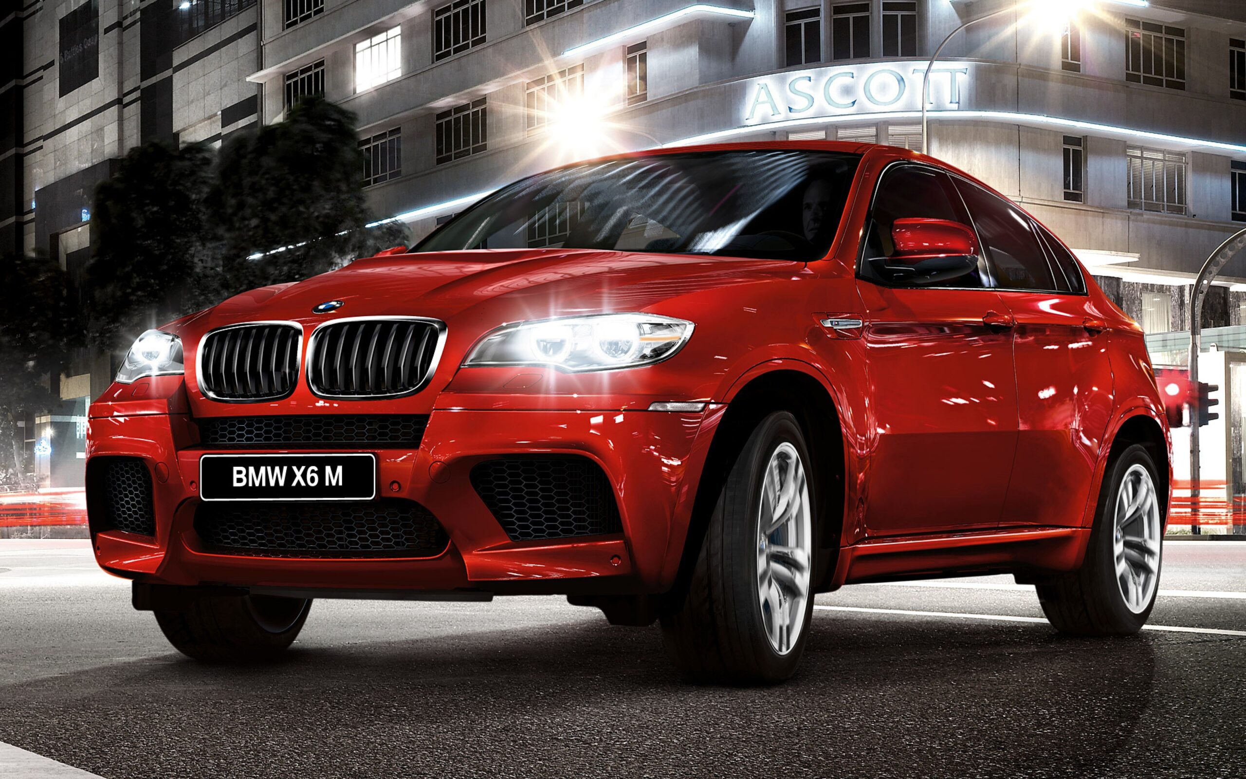 Download Wallpapers Bmw x6, Bmw, Red, Side view Ultra HD