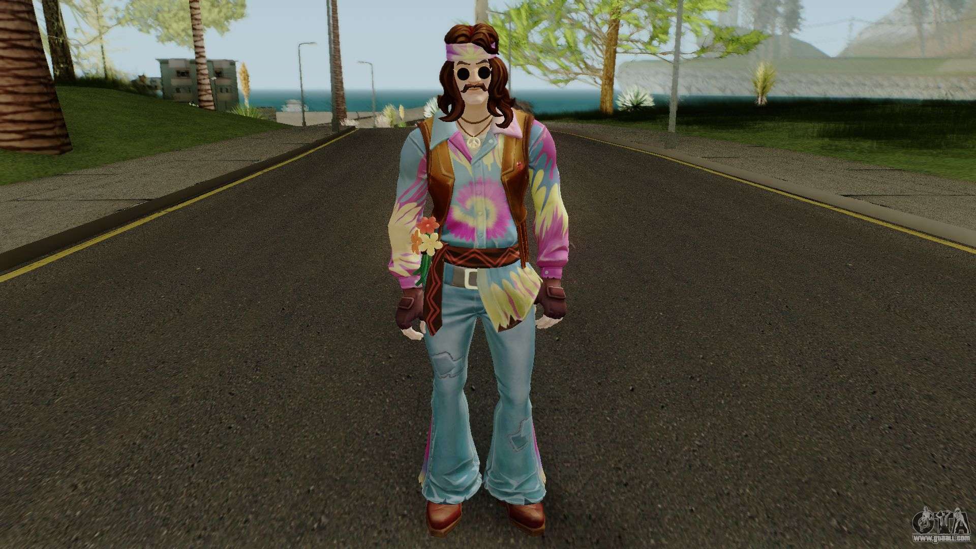 Fortnite Hippie Far Out Man for GTA San Andreas