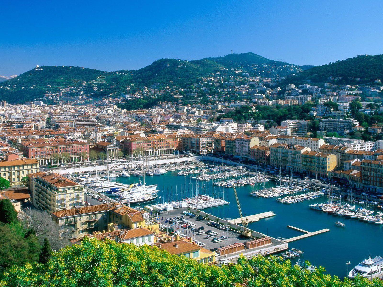 Yachts in the port city of Marseille, France wallpapers and image