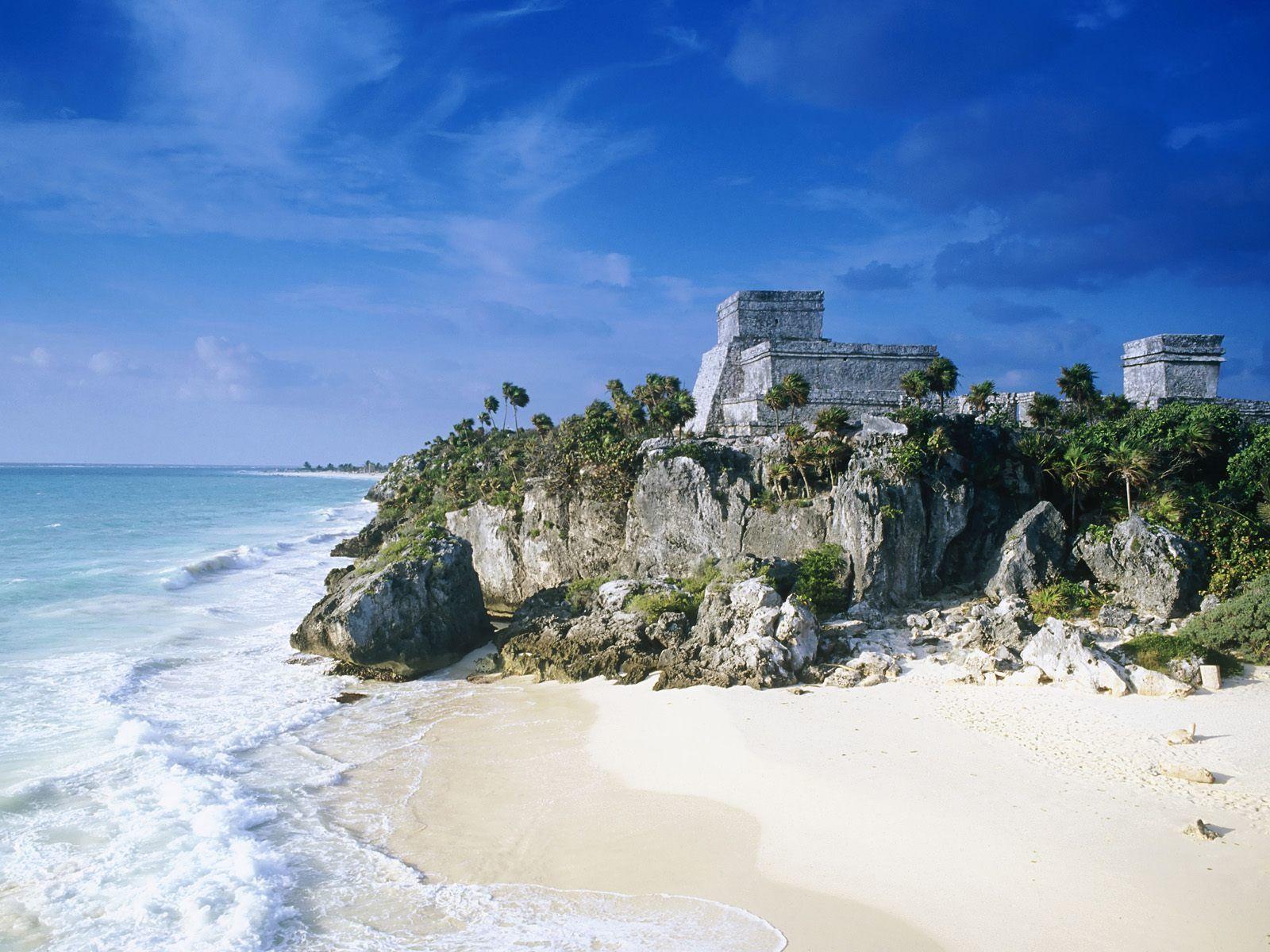 Mayan Ruins Tulum Mexico Wallpapers