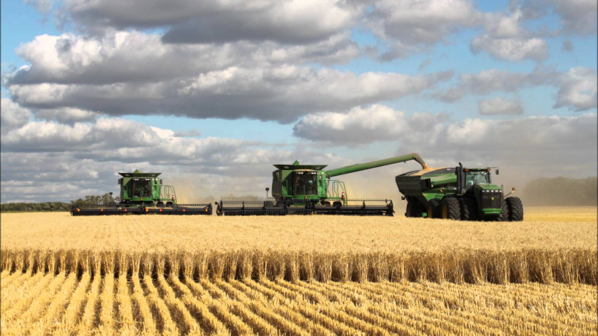 Image For > John Deere Combine Wallpapers