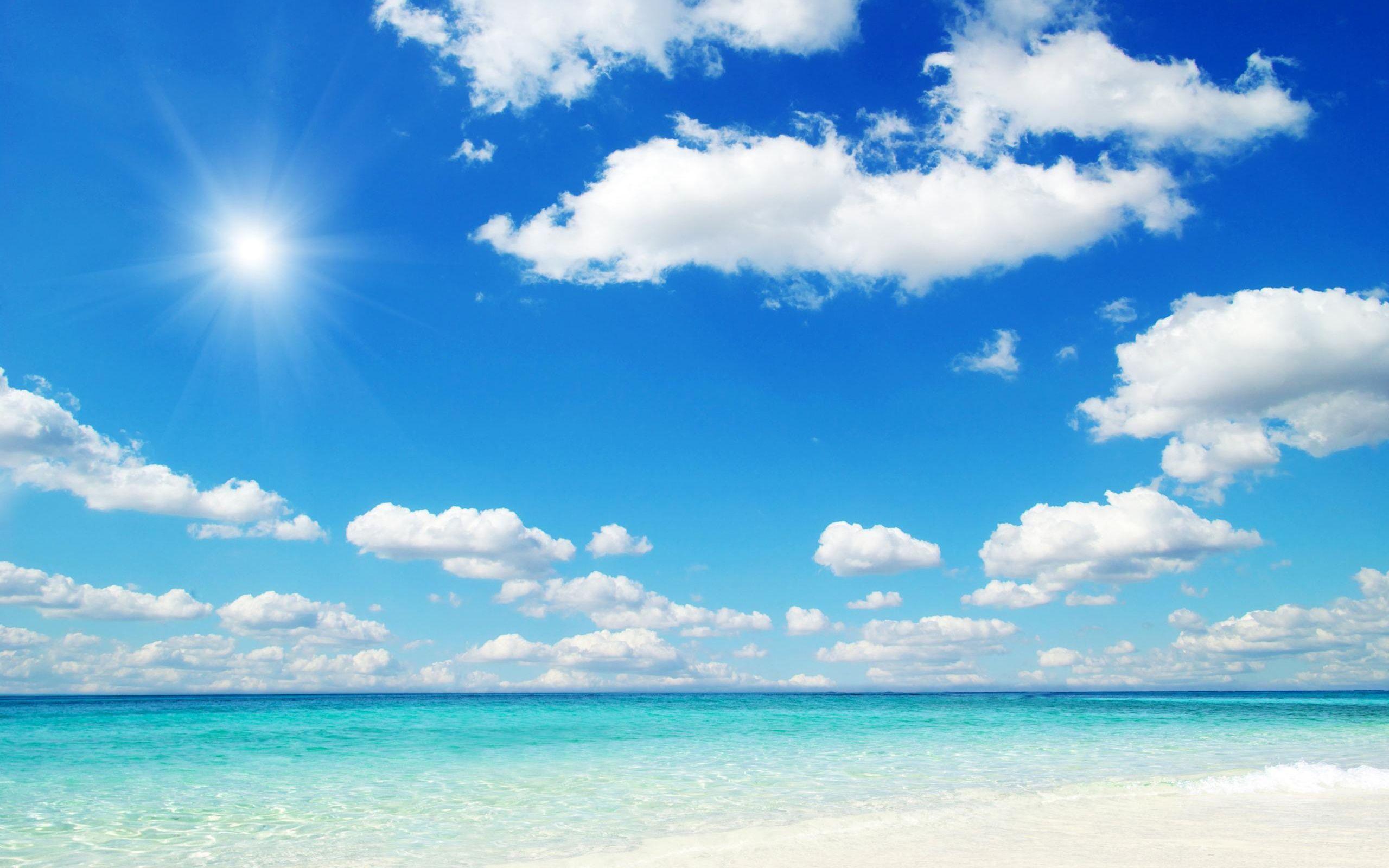 Beach Blue Sky PC Wallpapers