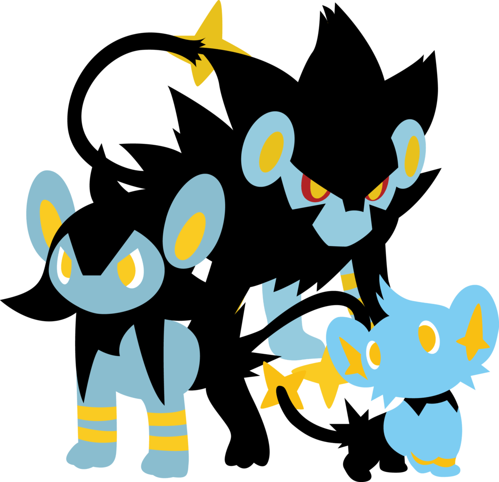 Luxray luxio and shinx