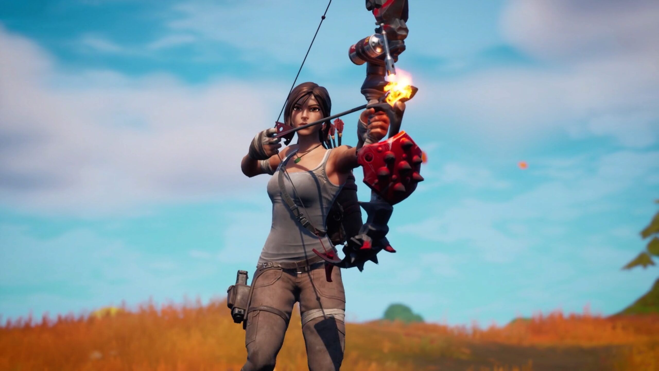 Lara Croft Fortnite wallpapers