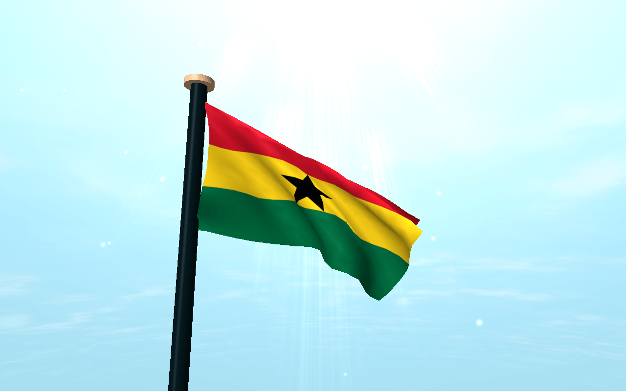 Ghana Flag 3D Free Wallpapers