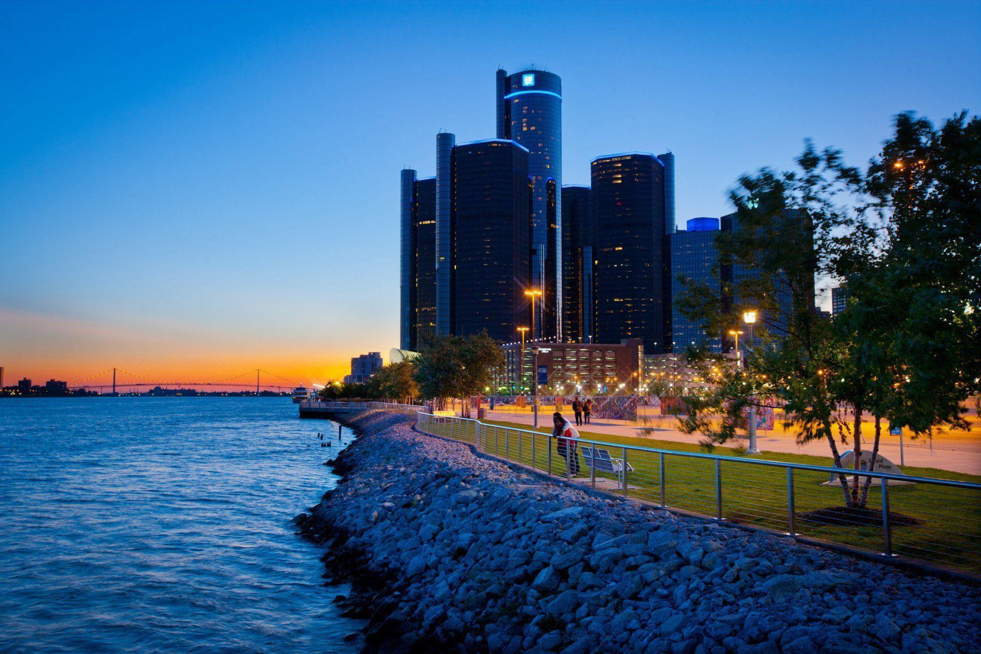 usa michigan detroit city town HD wallpapers