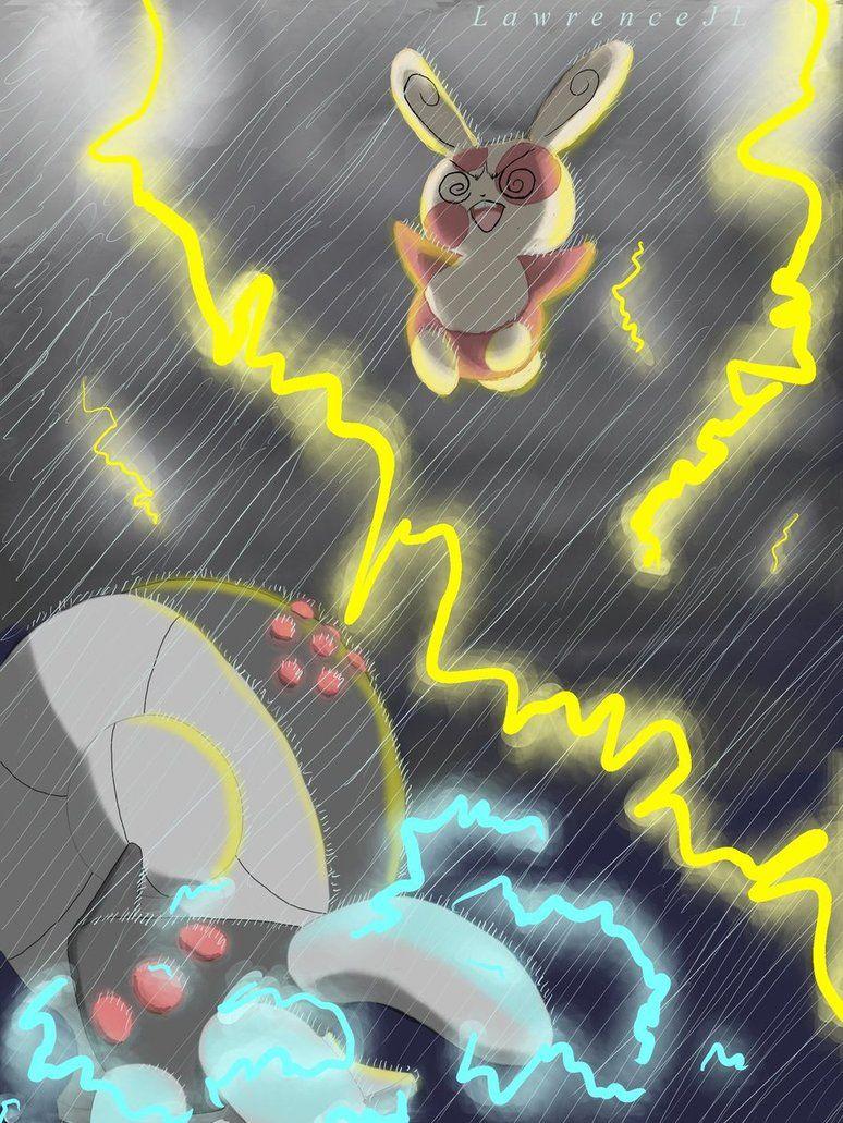 Spinda vs Registeel by LawrenceJL