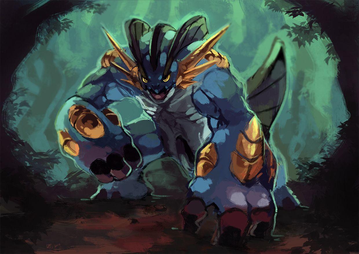 Mega Swampert by Garmmon