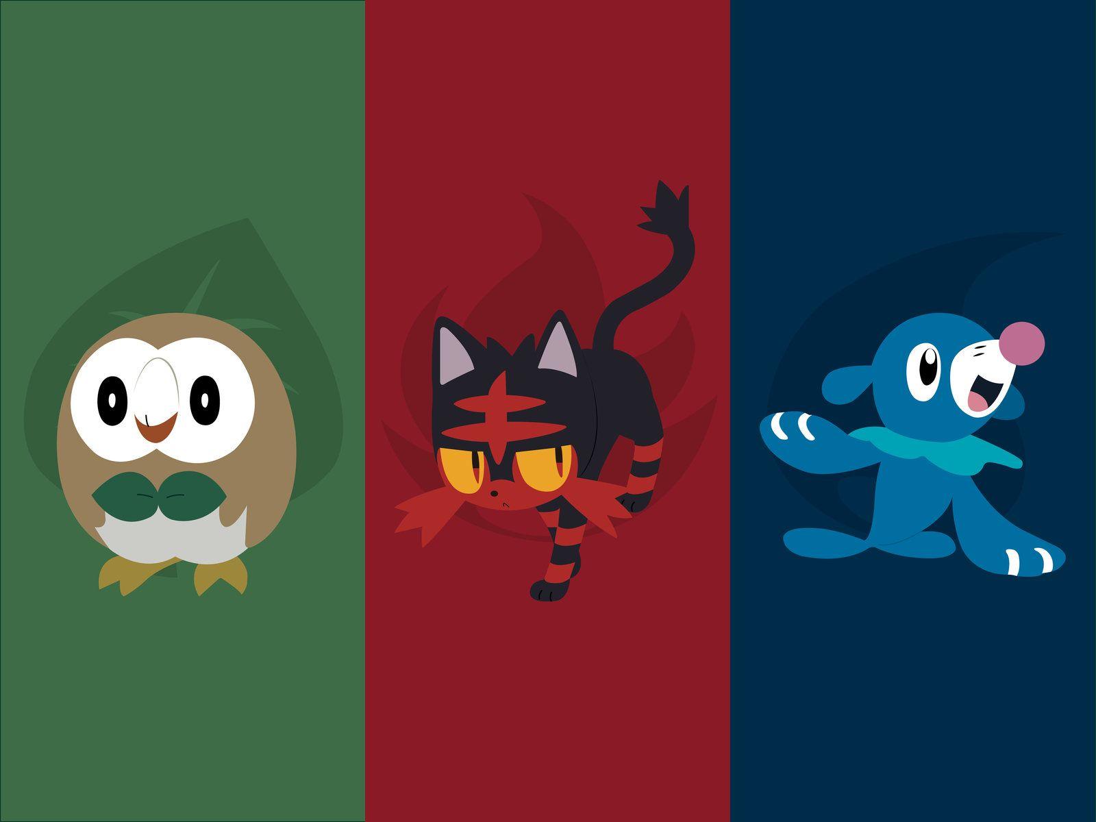 Gen 7 Starter wallpapers by BadPiper97