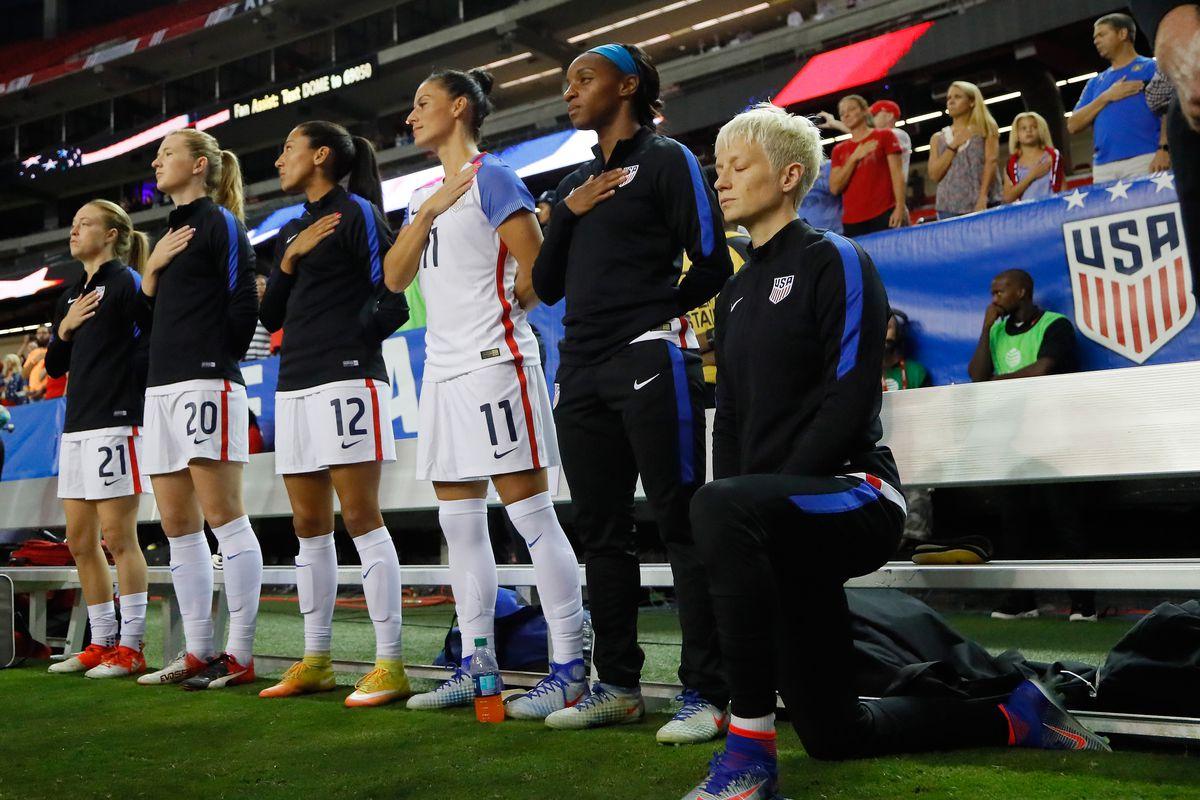 U.S. Soccer banned Megan Rapinoe’s national anthem protest without