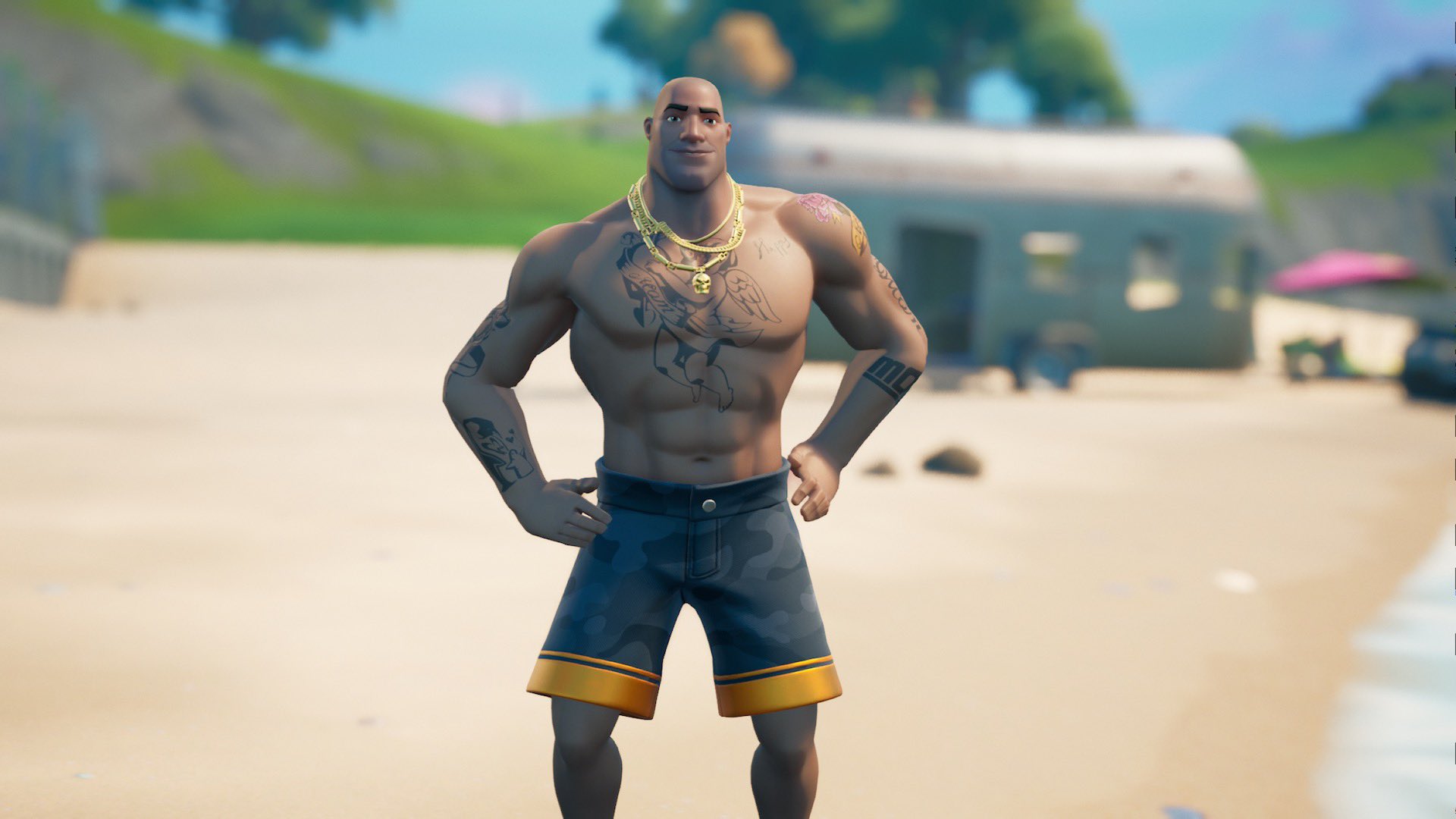 Beach Brutus Fortnite wallpapers