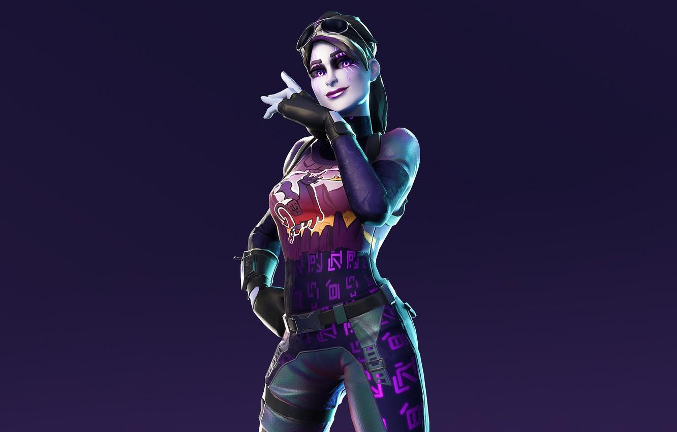 Wallpapers girl, background, the game, Fortnite image for desktop