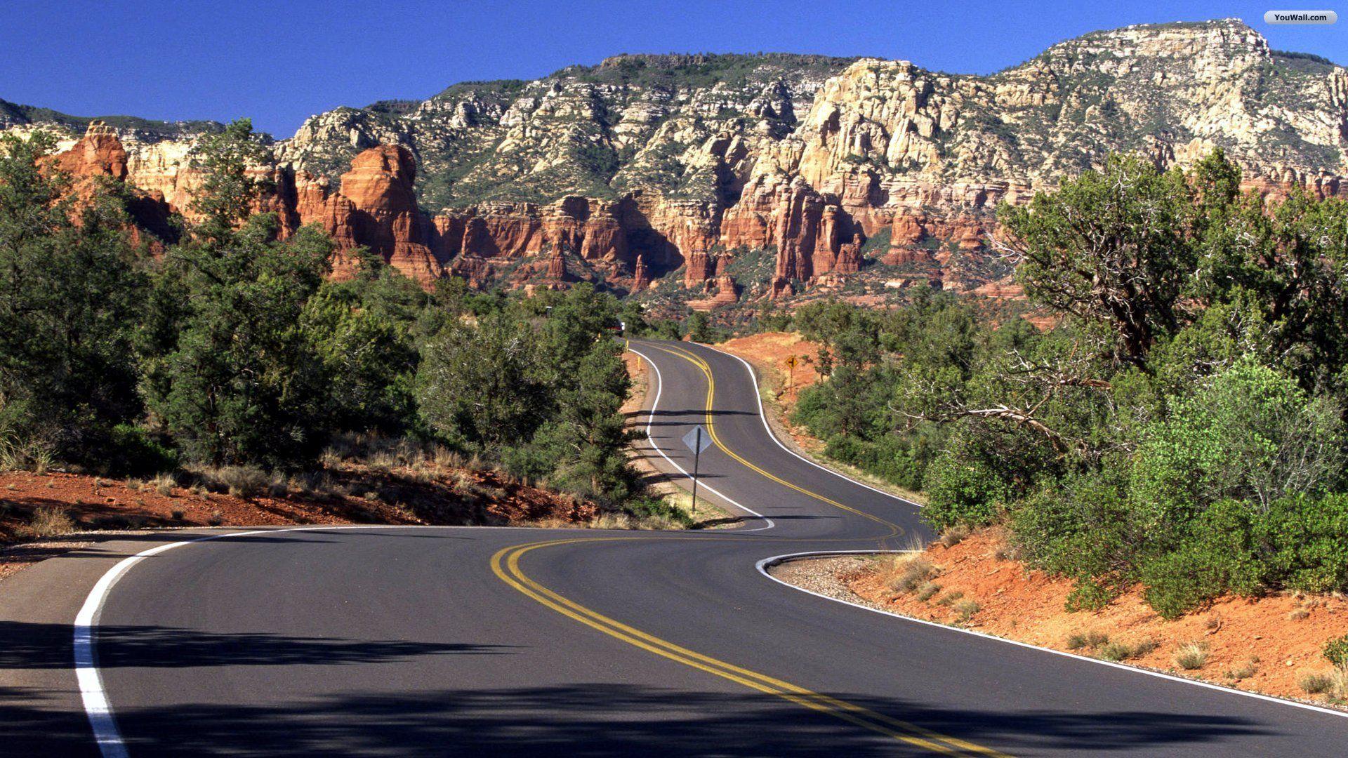 Arizona Road. [Desktop wallpapers ]