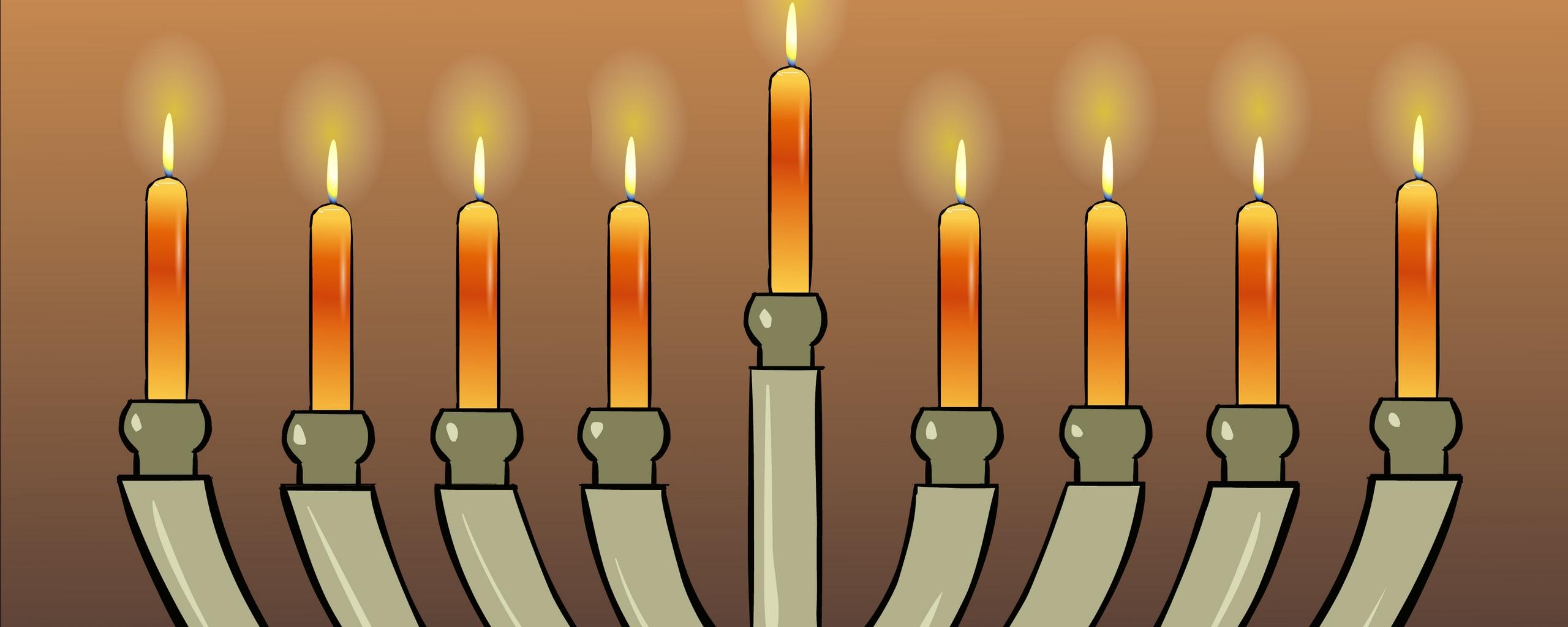 Download wallpapers hanukkah, jewish holiday, 2014