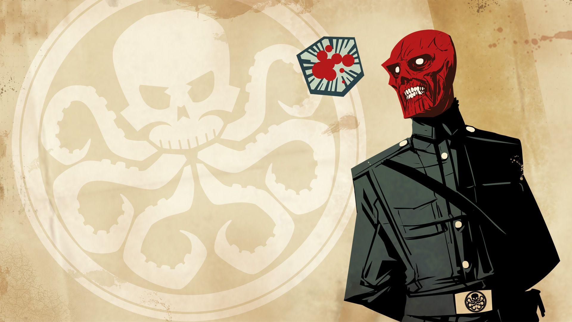 Captain America Red Skull Hydra HD wallpapers