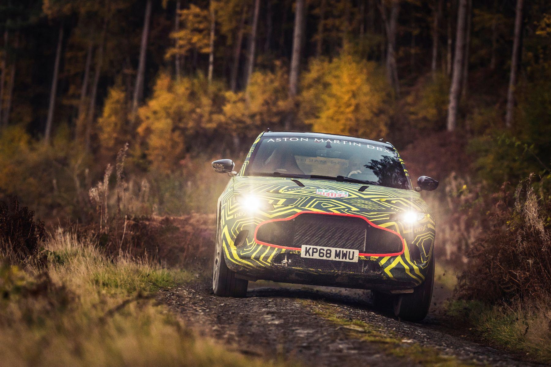 Super SUV revealed: first photos of 2019 Aston Martin DBX