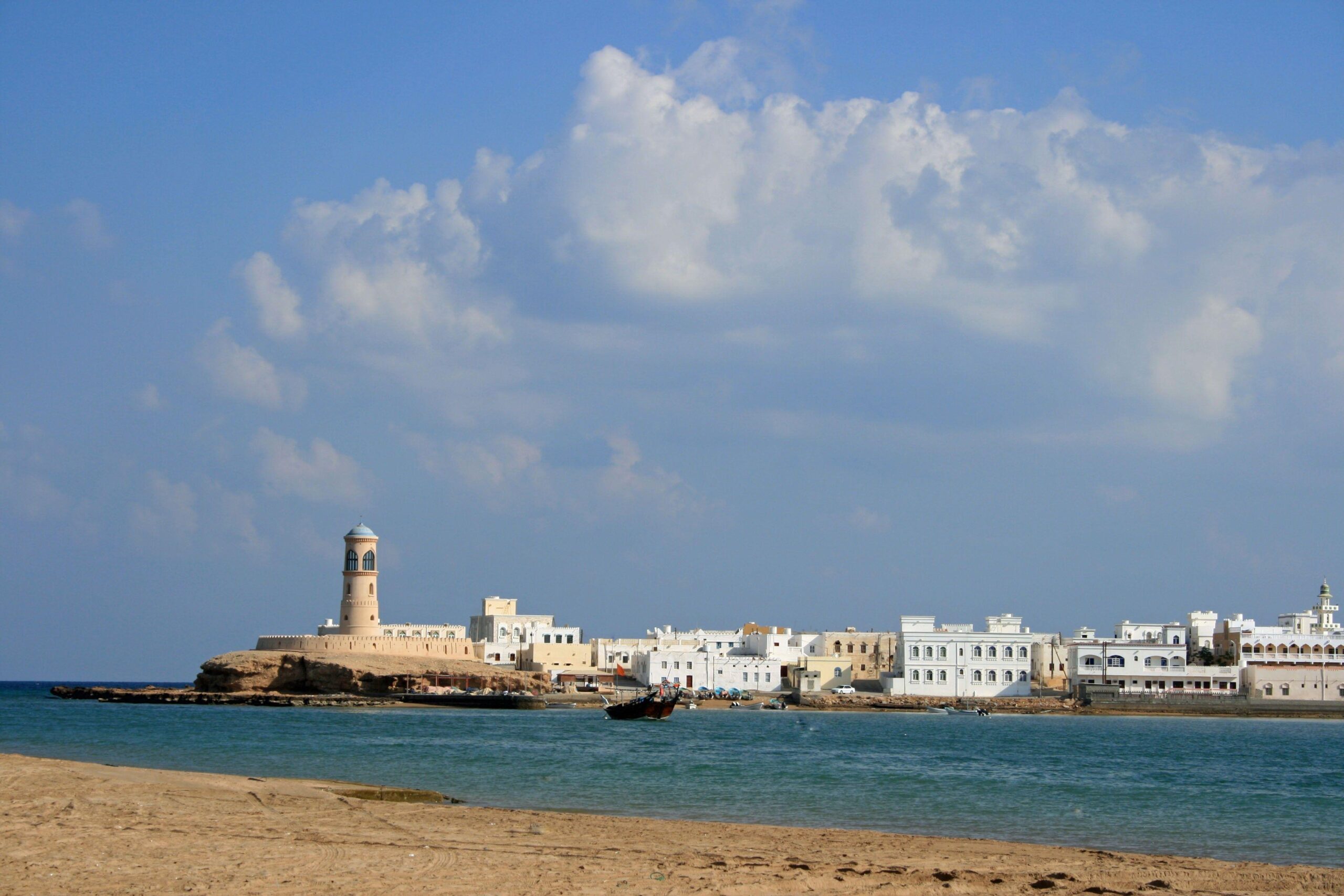 Beach: Beach Sand Sky James Storey Musanden Lighthouse Oman