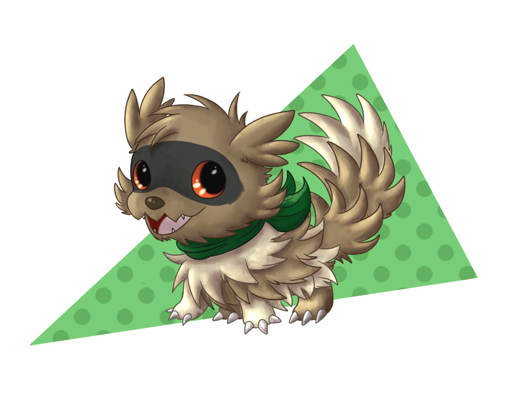 Concept art: Matthew the Zigzagoon by KiwiBeagle