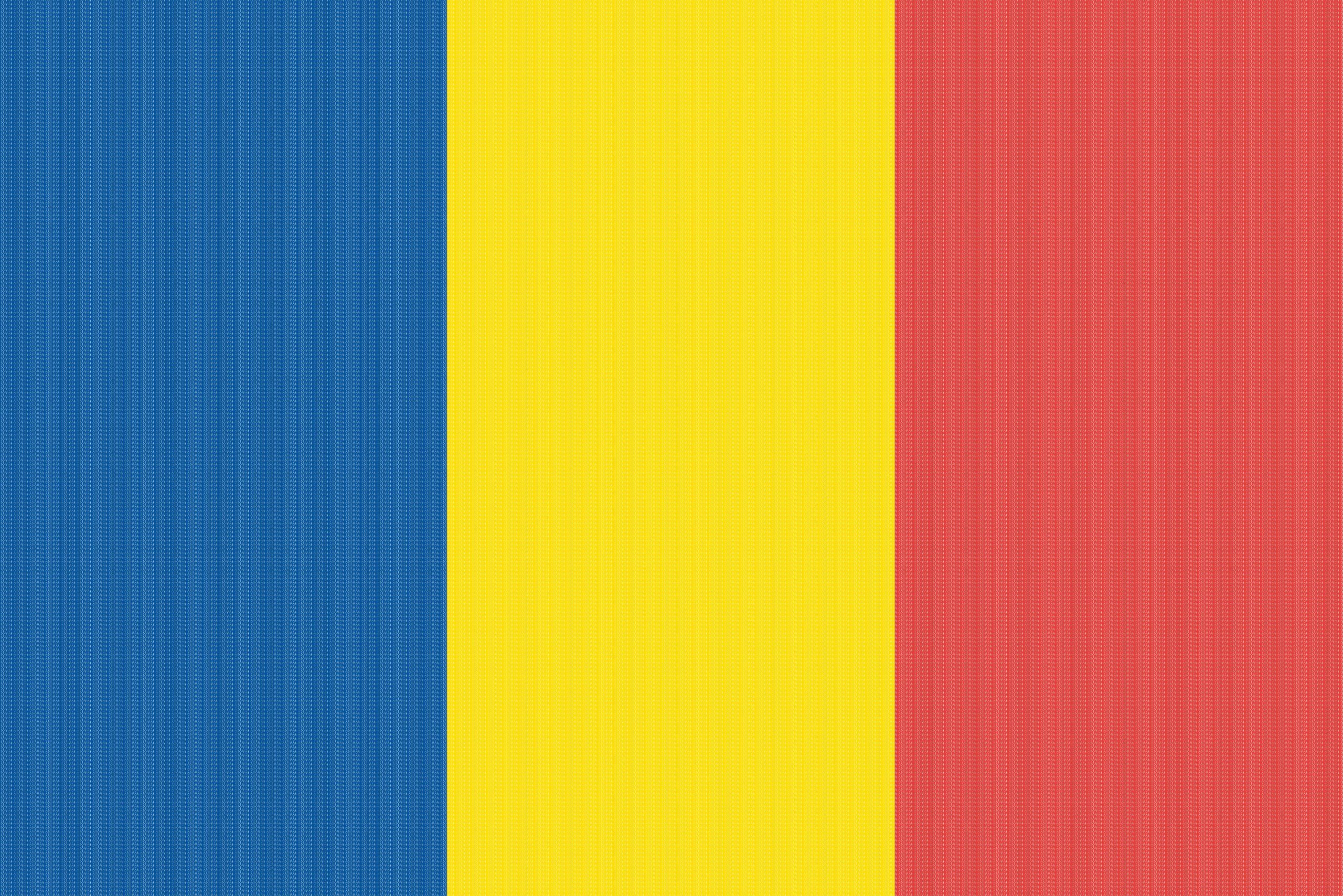 Romania Flag Typography by GELO25