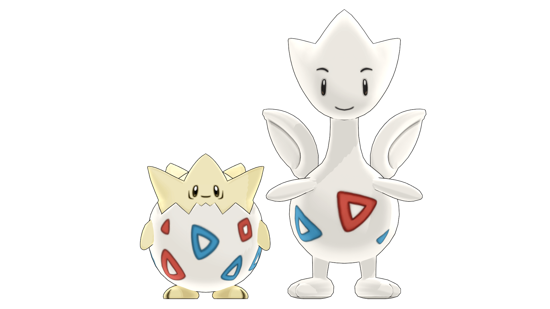 MMD PK Togepi and Togetic DL by 2234083174