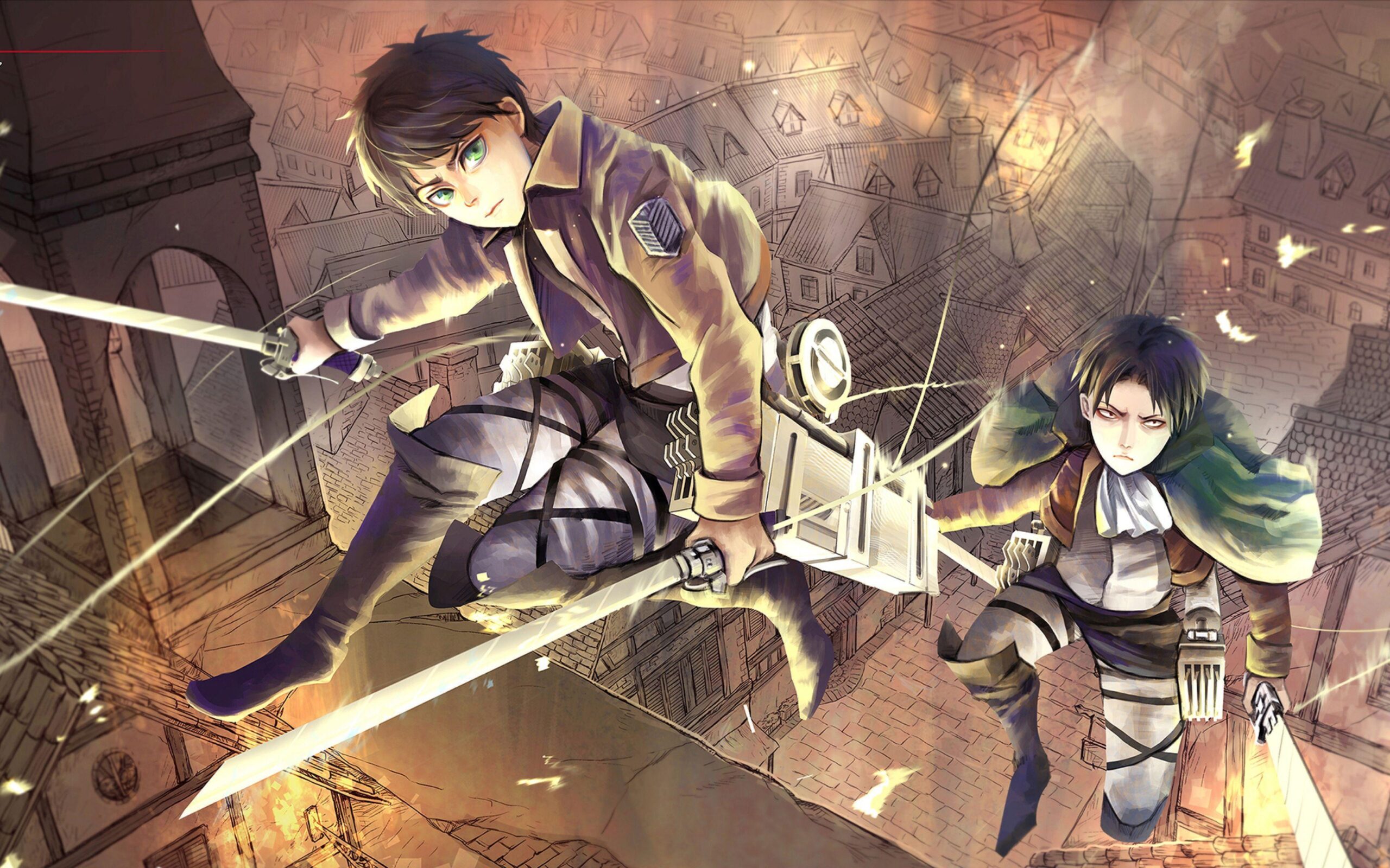 Eren and Levi Computer Wallpapers, Desktop Backgrounds